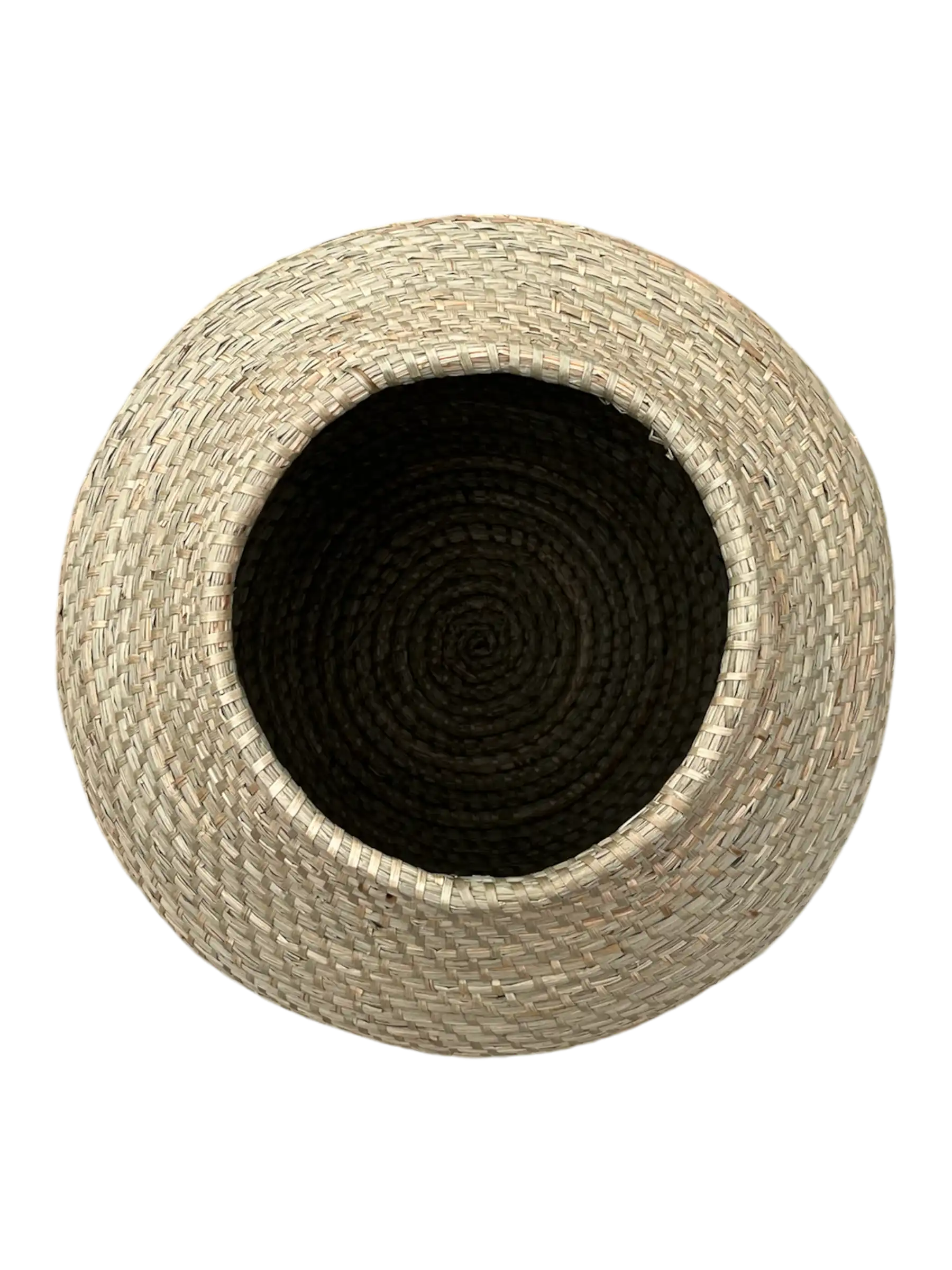 Handwoven Natural Basket Vase